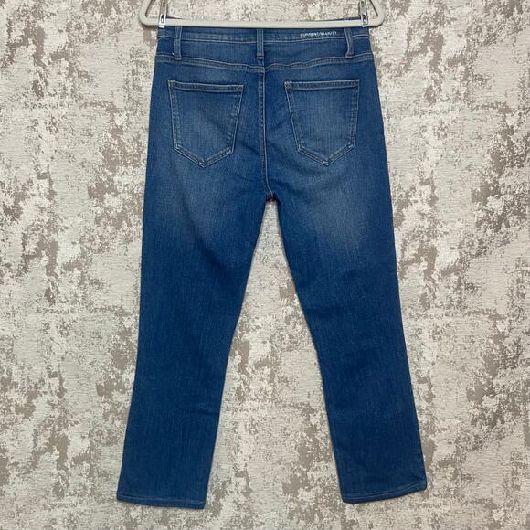 Current/Elliott High Rise Ripped Knee Boyfriend Jeans - Picture 2 of 7